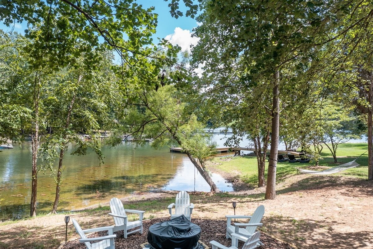 Firepit by the water