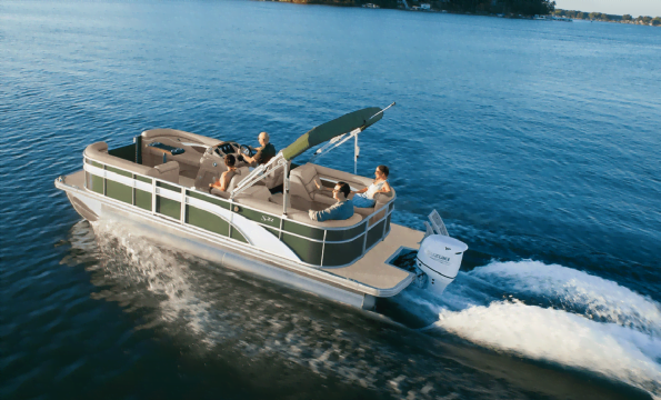 boating on the lake