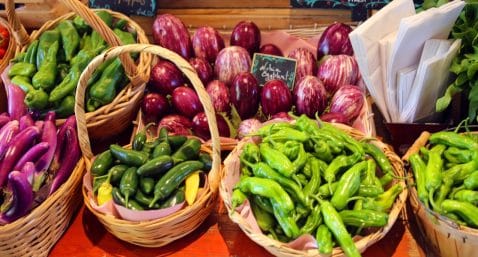 Fresh Vegetables at the Farmers Market